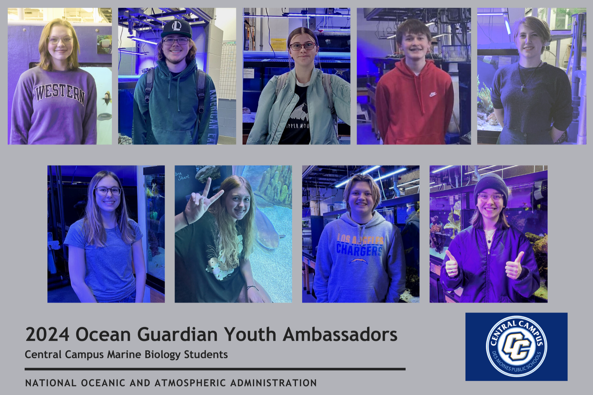 Central Campus Students Named NOAA 'Ocean Guardians' - Des Moines